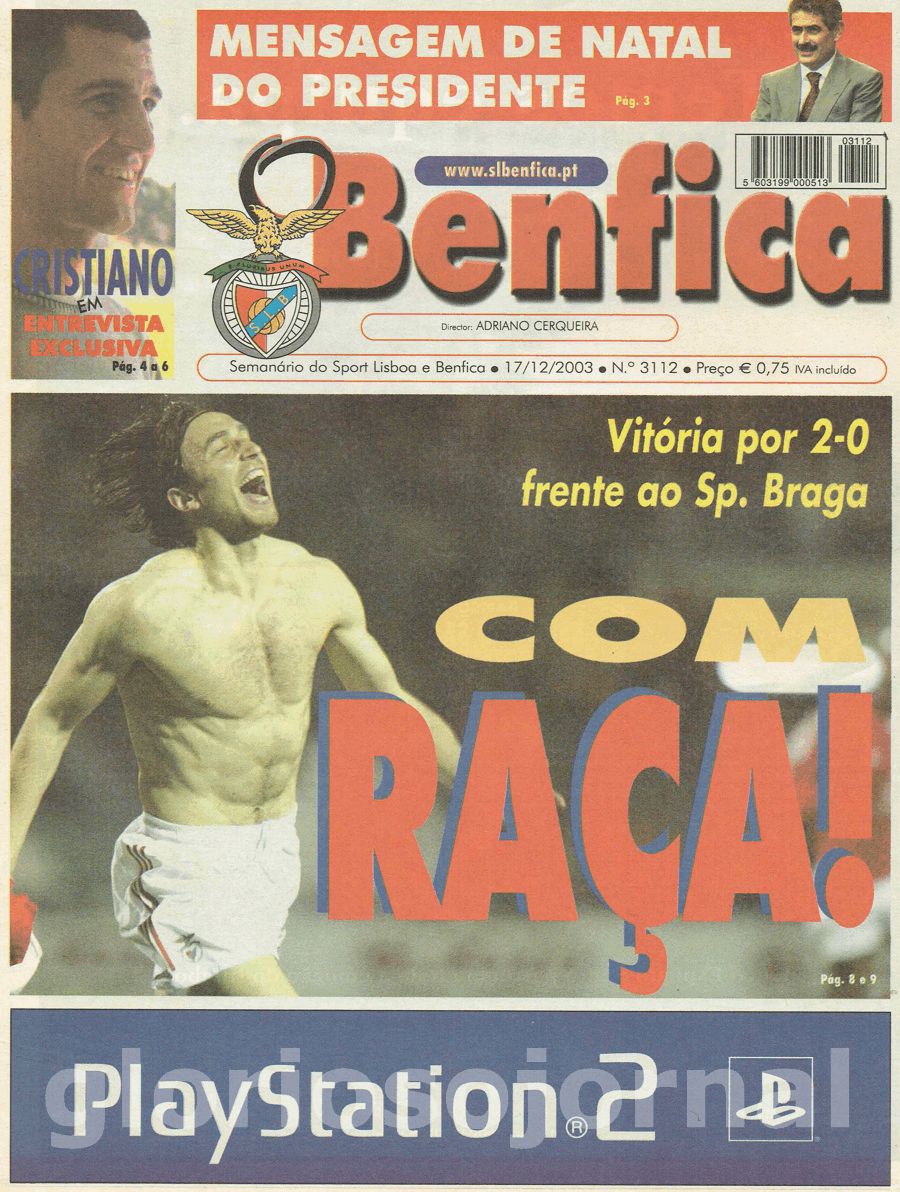 jornal o benfica 3112 2003-12-17